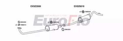 Система выпуска ОГ EuroFlo SZALT08 1001B